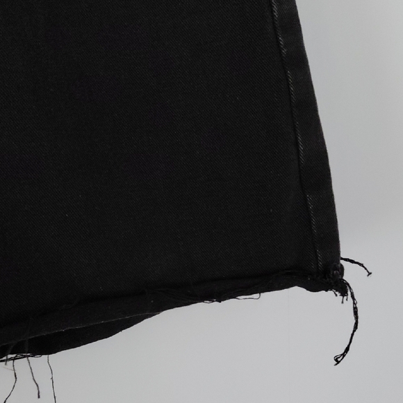 Classic Black Denim Shorts - Picture 9 of 16